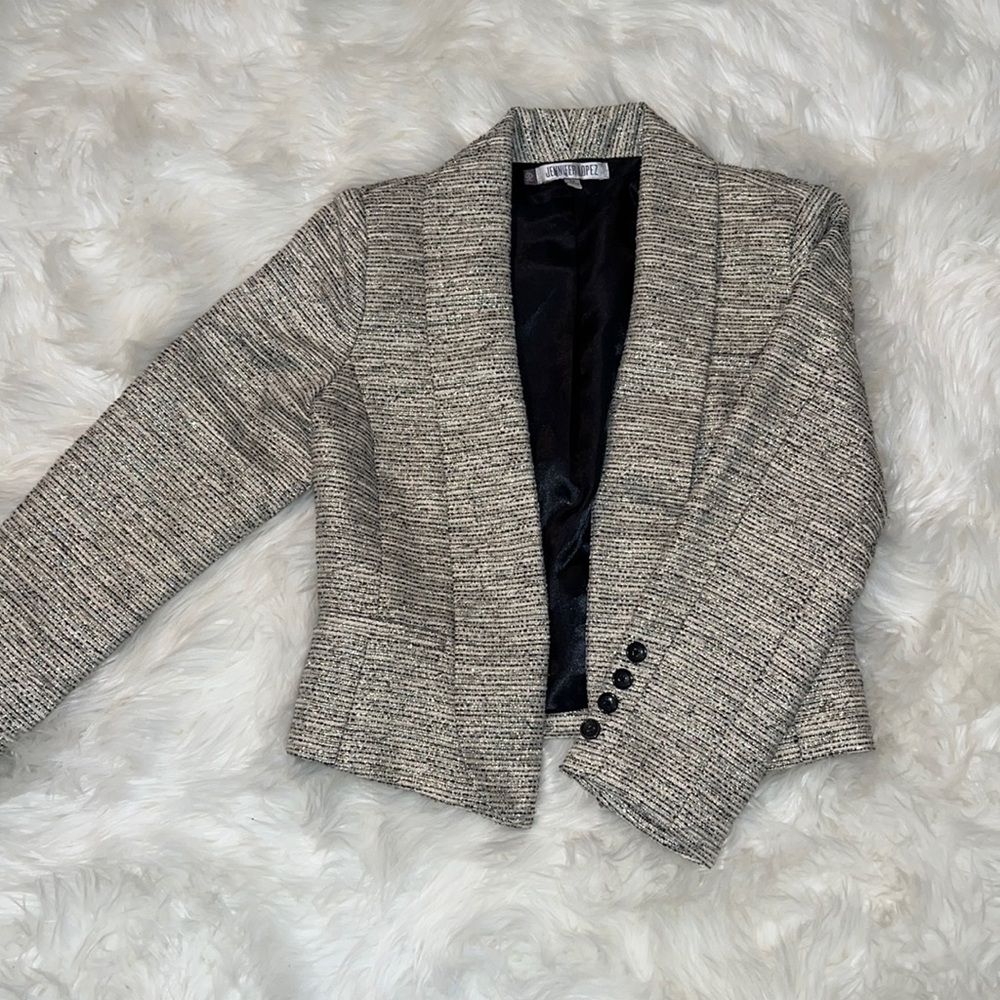 Black and gold blazer